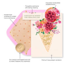 A Bouquet of Wishes Mother's Day Greeting Card 