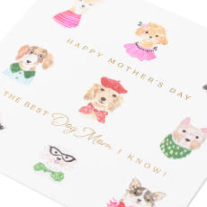 Pawsitively Wonderful Mother's Day Greeting Card for Dog Mom Image 5