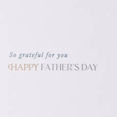 So Grateful For You Father's Day Greeting Card Image 3