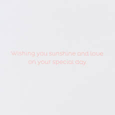 Sunshine and Love Mother's Day Greeting Card Image 3