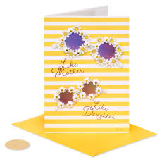 Life is Brighter Mother's Day Greeting Card from Daughter- Designed by Bella Pilar Image 3