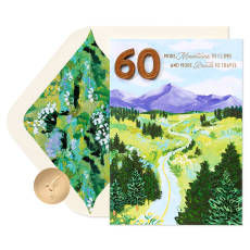 Adventures to Come 60th Birthday Greeting Card