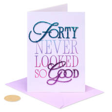 Keep Doing You 40th Birthday Greeting Card