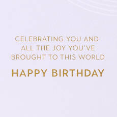 Celebrating You 80th Birthday Greeting Card