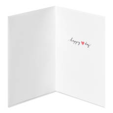 Happy Heart Day  Cat Valentines Day Greeting Card
