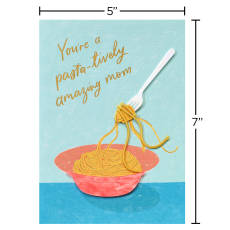 Pasta-tively Amazing Mother's Day Greeting Card