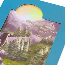 Mountain Hiker Birthday Greeting Card for Grandson Image 6