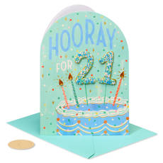 Everything You Wish For 21st Birthday Greeting Card
