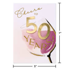 Celebrate Big 50th Birthday Greeting Card