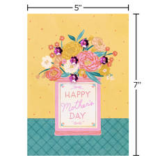 Blooming with Happiness Mother's Day Greeting Card