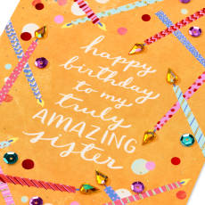 Awesome Sibling Birthday Greeting Card for Sister Image 5