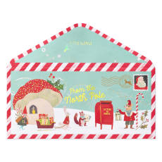 Letters to Santa and More Whimsical Christmas Envelope Bundle, 6-Count