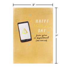 Tech-Savvy Love Mother's Day Greeting Card