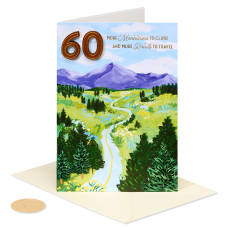Adventures to Come 60th Birthday Greeting Card