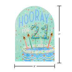 Everything You Wish For 21st Birthday Greeting Card