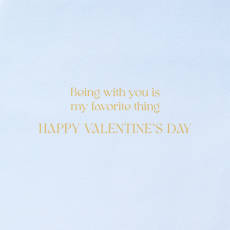 Being With You Valentine's Day Greeting Card for Husband