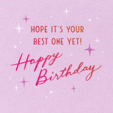 Best One Yet Sweet Sixteen Birthday Greeting Card