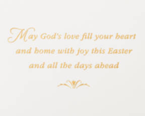 Easter Wreath Religious Easter Greeting Card Image 3