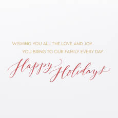 All the Love and Joy Holiday Greeting Card for Mom Image 3