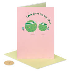 Biggest Fan Pickleball Mother's Day Greeting Card Image 3