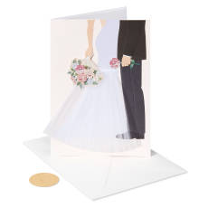 Love and Happiness Wedding Greeting Card