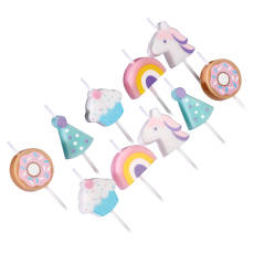 Unicorn Magic Birthday Candles 10-Count