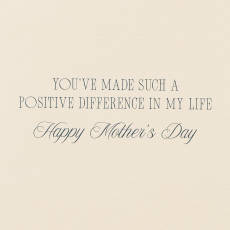 Positive Differences Mother's Day Greeting Card