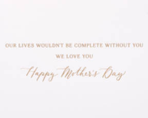 The Heart of Our Family Mother's Day Greeting Card for Wife Image 3