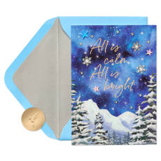 Peaceful Holiday Christmas Greeting Card