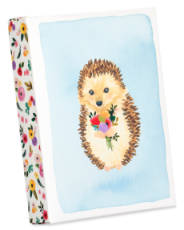 Hedgehog with Flower Boxed Blank Note Cards with Envelopes 14-CountImage 3