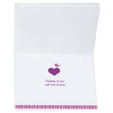 With Lots of Love Valentines Day Greeting Card