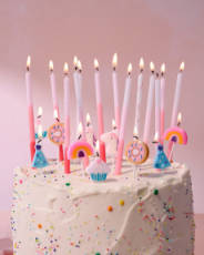 Unicorn Magic Birthday Candles 10-Count