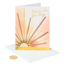 Make Your Lives Brighter Wedding Greeting Card