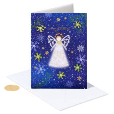 Abundance of Blessings Religious Christmas Greeting Card - Designed by Turnowsky