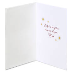 Life is Brighter Mother's Day Greeting Card from Daughter- Designed by Bella Pilar Image 2