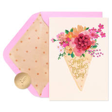 A Bouquet of Wishes Mother's Day Greeting Card 
