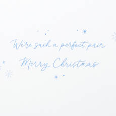 Perfect Pair Romantic Christmas Greeting Card Image 3