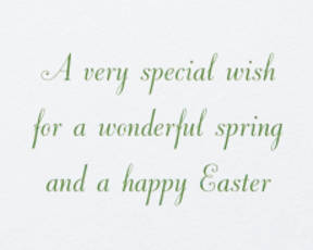 Wonderful Spring Easter Greeting Card Image 3