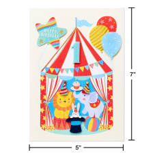 First Big Year 1st Birthday Greeting Card