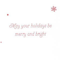 Merry and Bright Holiday Greeting Card Image 3