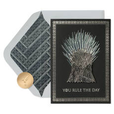 The Rightful Heir Game of Thrones Birthday Greeting Card