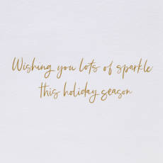 Lots of Sparkle Christmas Greeting Card