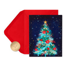 Merry and Bright Christmas Boxed Cards with Envelopes, 20-Count