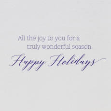 Truly Wonderful Season Christmas Greeting Card