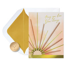 Make Your Lives Brighter Wedding Greeting Card