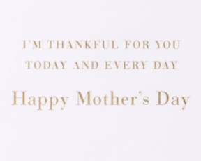 Thankful For You Mother's Day Greeting Card for Grandma Image 3