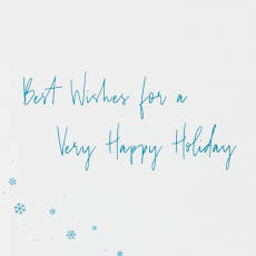 Best Wishes Christmas Boxed Cards with Envelopes, 8-Count