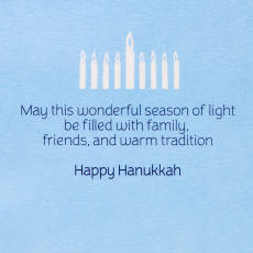 Season of Light Hanukkah Greeting Card