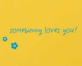 Somebunny Loves You Easter Greeting Card Image 3