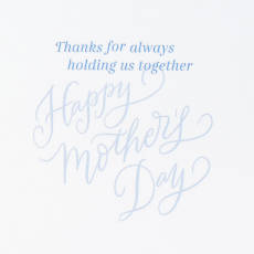 Holding Us Together Mothers Day Greeting Card for Grandma Image 3